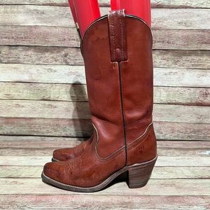 Frye Vintage Leather Heeled Boots